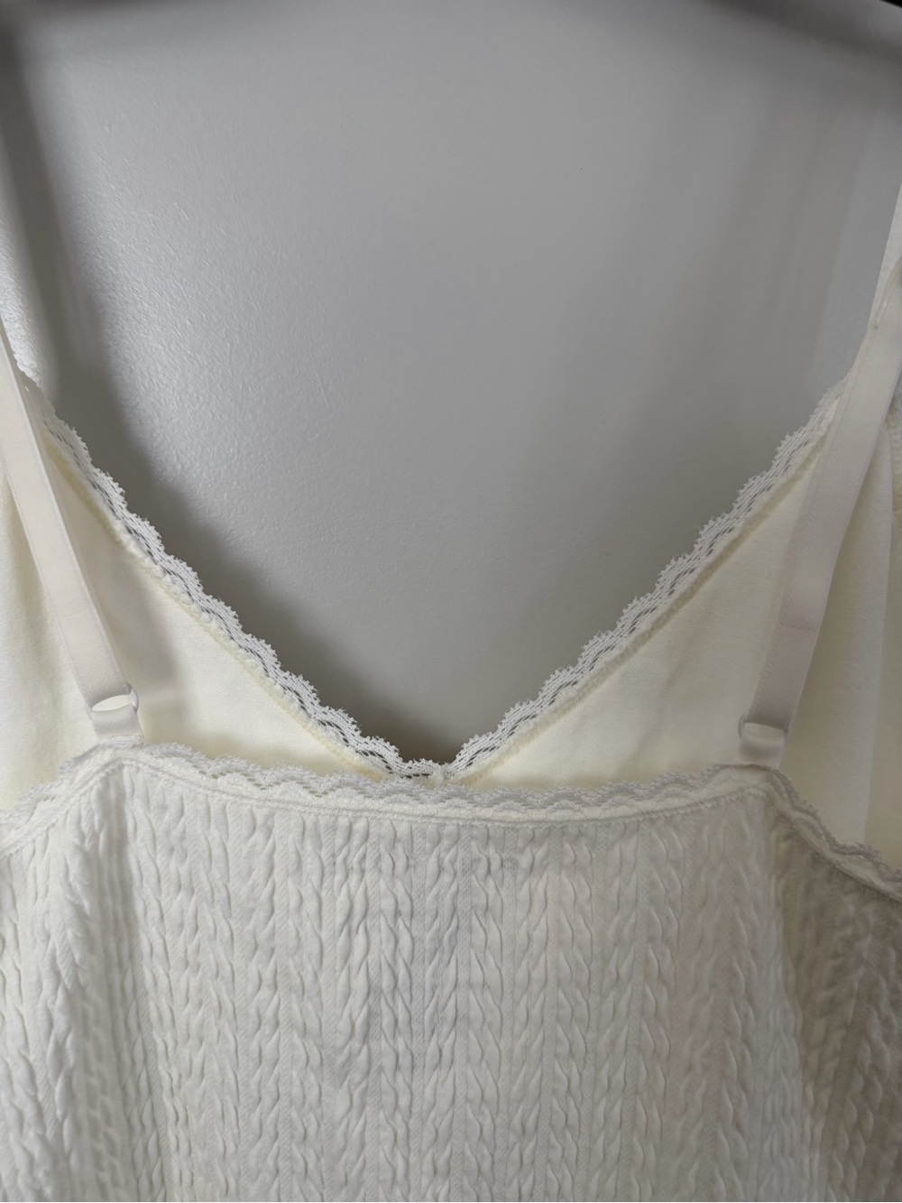 Pink Rose Cream Knit Cami - Picture 7 of 7